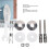 Edelstahl-Toilettensitz-Scharnier-Set M6 71,5 mm 5
