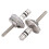 Edelstahl-Toilettensitz-Scharnier-Set M6 71,5 mm 14