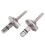 Edelstahl-Toilettensitz-Scharnier-Set M6 71,5 mm 12