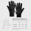 Herren Winter Touchscreen-Handschuhe 75-84g Schwarz L 2