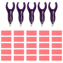 Ergonomische Schilderpenset met Klei, Perfect voor Borduurwerk, Knutselaccessoires, Kruis, Ideaal Als Cadeau, Pen (5 Stuks)