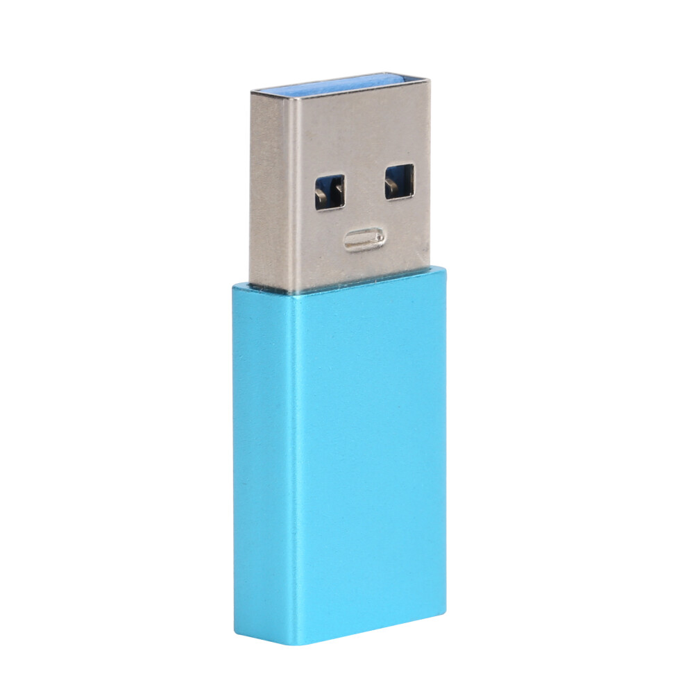 Type C Female To Usb 3.0 Male Converter For Fast Charging & Data Transfer Blue 5021391937169