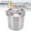 Campingkochtopf 3 L 304er Edelstahl silberner Griff 9