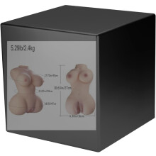 Realistic Sex Doll Pussy Vagina Anal Ass Masturbator Adult Sex Toy