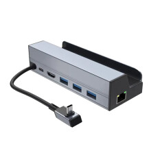 6-in-1 USB-C-Hub 1000M 4K@60Hz Dockingstation für  (OLED)/ Ally/Legion Go