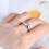 Moissanite Dome Star Ring 925 Sterling Silver Size 5-10 5