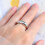 Moissanite Dome Star Ring 925 Sterling Silver Size 5-10 2