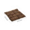 Coussin de sol carré en coton 43 x 43 cm 2