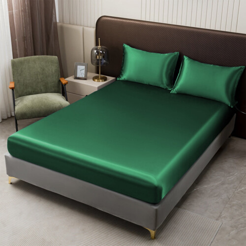 King Silk Sheet Set Luxurious Cooling 108" x 102" 2