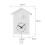 Modern Cuckoo Clock for Home Office Decoration with Adjustable Volume 5