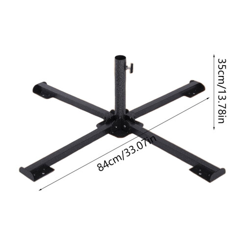 Portable Foldable Umbrella Stand Steel Rust-Free Base 2