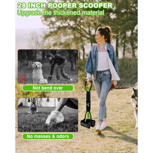 Σκούπα Pooper, Πτυσσόμενη Σκούπα Pooper για Σκύλους με Άθραυστο Υλικό και Ανθεκτικό 2