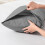 Queen Pillow Cases (26x20"), 1 Pack, Brushed Microfiber, Soft & Resistant, Dark Grey, Envelope Closure 4