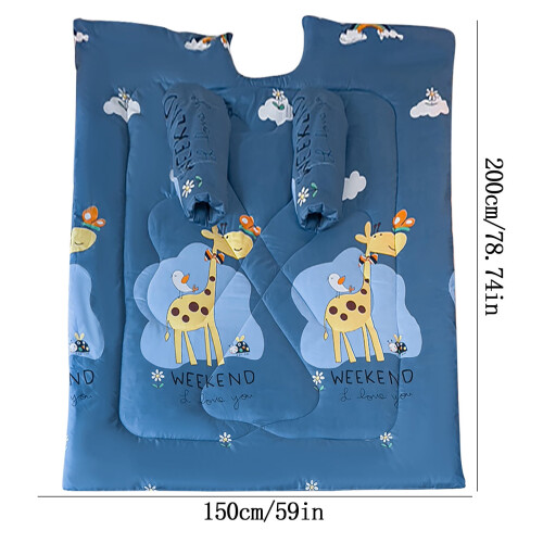 Winter Wearable Blanket with Sleeves 1 pc 2