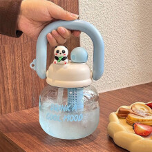 Draagbare waterfles van 794 ml met rietje en tuit