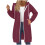 Damen-Kapuzenpullover, einfarbig, langärmelig, biegsam 2