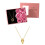 Coffret cadeau Rose éternelle et collier, 6 roses, boîte à bijoux 5