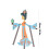 Capino DIY Shadow Play Craft Kit Orange 1 Piece 5
