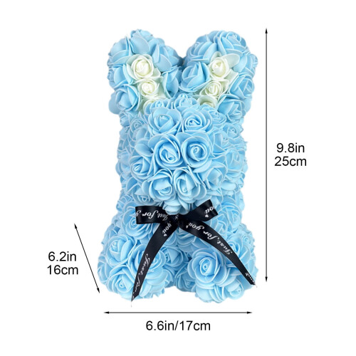 DIY Gift Box with Simulation Rose Bunny – Foam Craft Kit, 1
