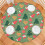 Toalha de mesa redonda de 112 cm (44 polegadas) para decoração de Natal, com bainha elástica para um ajuste perfeito na sua mesa de jantar. 2