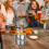 Stainless Steel Ice Bucket Cube Metal Desktop Small 3
