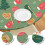 Toalha de mesa redonda de 112 cm (44 polegadas) para decoração de Natal, com bainha elástica para um ajuste perfeito na sua mesa de jantar. 4