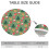 Toalha de mesa redonda de 112 cm (44 polegadas) para decoração de Natal, com bainha elástica para um ajuste perfeito na sua mesa de jantar. 6