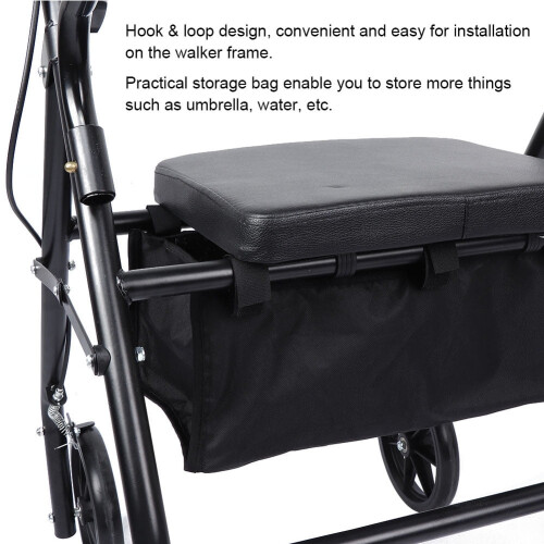 Under Seat Rollator Storage Bag,4 Wheeled Walker Rollator Wheelchair Frame Replacement Storage Bag 1