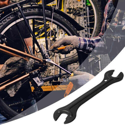 Kulstofstål cykelnavkeglenøgle 15 mm 2