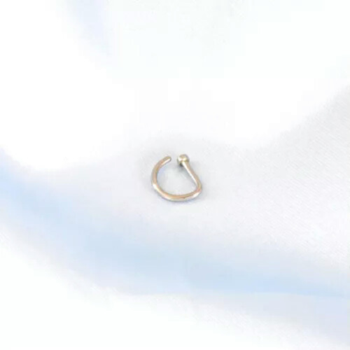 Δαχτυλίδι μύτης από χειρουργικό ατσάλι 20G x 10mm 20 τεμάχια 1