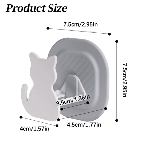 Kitchen Sponge Storage Rack,Sponge Storage Rack without Punching Kitchen Wire Dishwashing Cloth Drain Rack Style 2