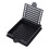Haftnotizhalter mit 5 Vorlagen, ABS, Schwarz 13