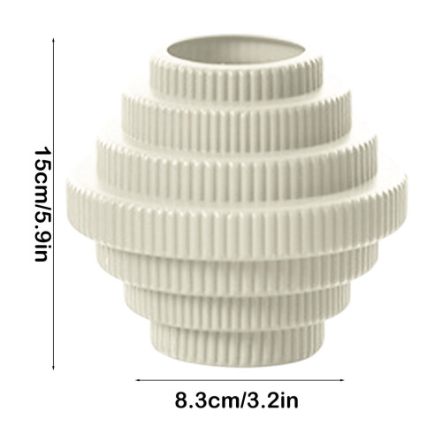 Vase décoratif en plastique imitation émaillé (1 pièce) 2