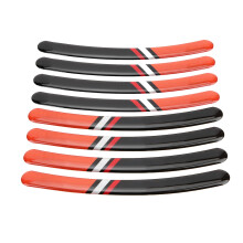 8x Epoxid Felgenaufkleber Motorrad reflektierend