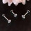 Τρυπήματα Labret G23Τιτανιούχο ατσάλι2 τεμάχια16G8mm3mm 8