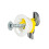 Gripit 15mm Plasterboard Fixing - 100 Pack (Yellow) Stud Wall Anchor Max Load 71kg Support Heavy Loads 2