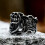 Gothic Ship Cable Chain Anchor Ring Stainless Steel Men's 3