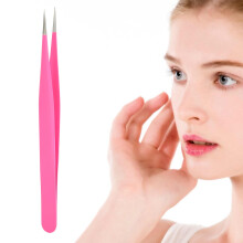 Professional Stainless Steel Eyelash Extension Tweezers 12.1cm
