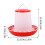 Chicken Feeder with Handle 10.2x8.9 Inch Durable Outdoor 4