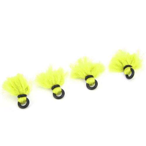 Fly Fishing Float Yarn Strike Indicator, Fluorescent Yellow, 33mm, 4pcs 2