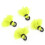 Fly Fishing Float Yarn Strike Indicator, Fluorescent Yellow, 33mm, 4pcs 13