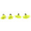 Fly Fishing Float Yarn Strike Indicator, Fluorescent Yellow, 33mm, 4pcs 15
