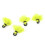 Fly Fishing Float Yarn Strike Indicator, Fluorescent Yellow, 33mm, 4pcs 16
