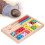 Wooden Abacus Arithmetic Blocks - Early Learning Math Toy 26.8x18.1cm 1