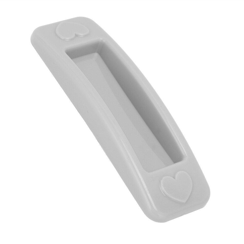 Gray Glass Sliding Door Handle Plastic Nondrill Handle For Cabinets & Drawers 4221391939984