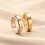 Titanium Anxiety Relief Spinner Ring for Women Size 7 6