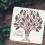 Family Tree Stencil Reusable Plastic 11.8x11.8 Inch 3