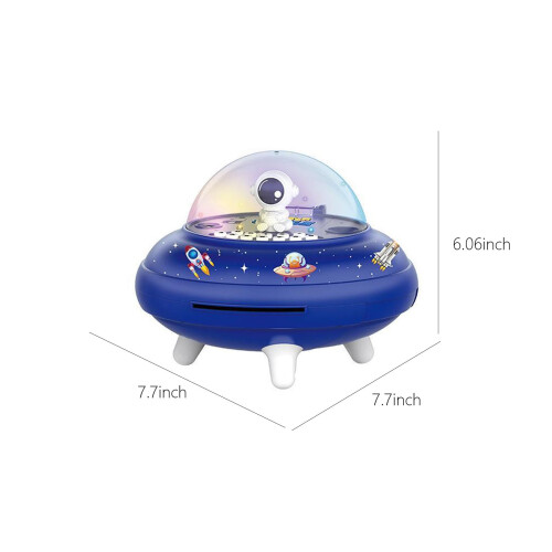 Astronaut spaarpot voor kinderen in UFO-design 2