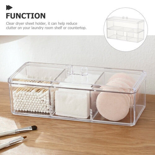 Dryer Sheet Holder Transparent 1 Set 1