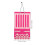 Hairbow Organizer Pink Felt Rectangular 1 Pack 2